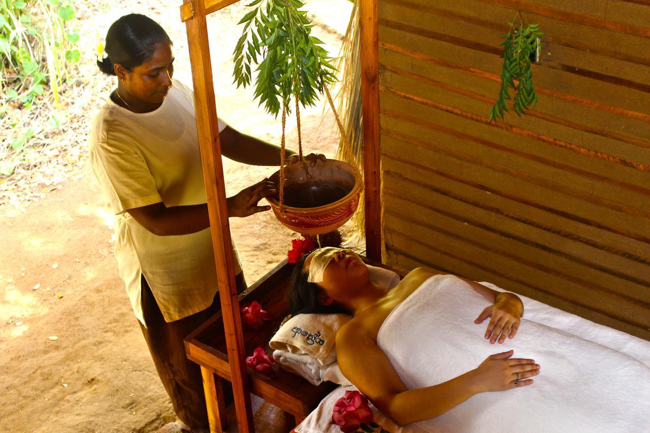 Hotel Athreya Ayurveda Ashram à Habarana Extérieur photo